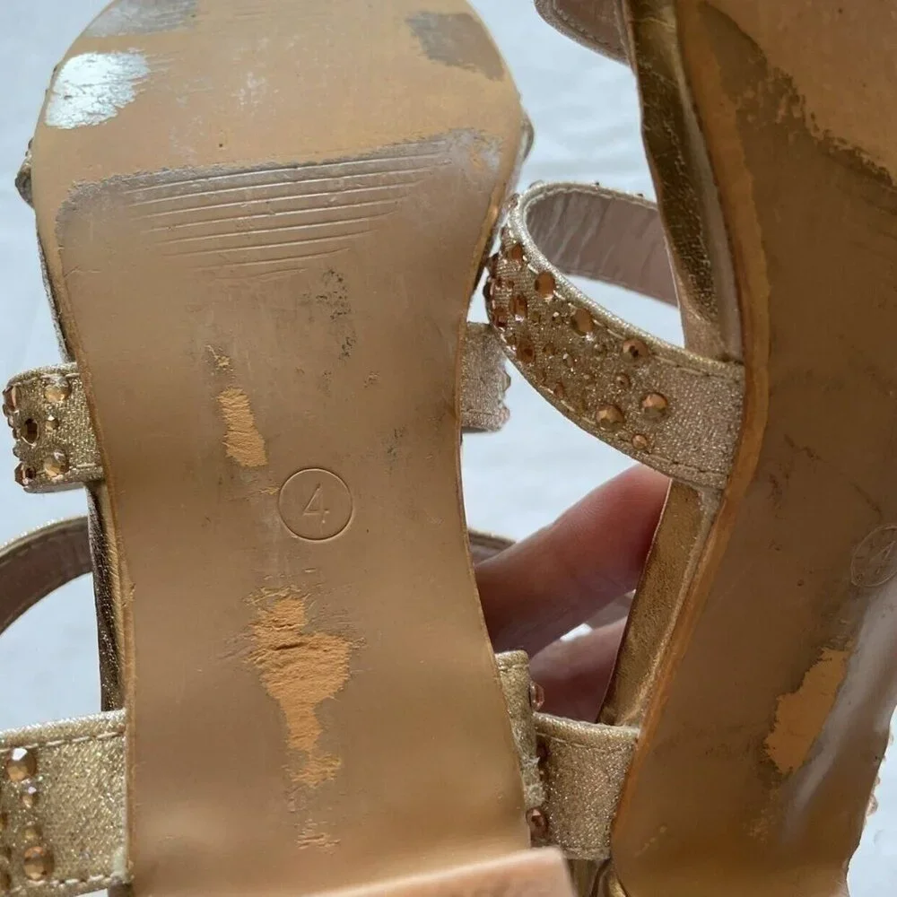 Olive & Edie Girls Dress Sandals Size 4 - Picture 8 of 10